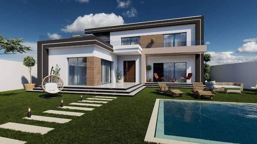 charmante villa moderne en cours de finition – hammamet sud