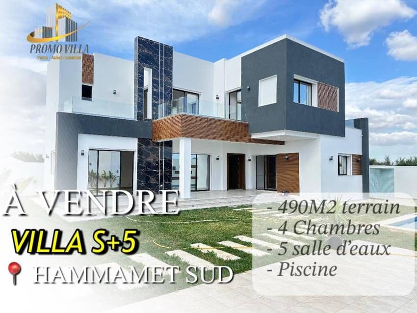 villa 500m de marina hammamet yasmin