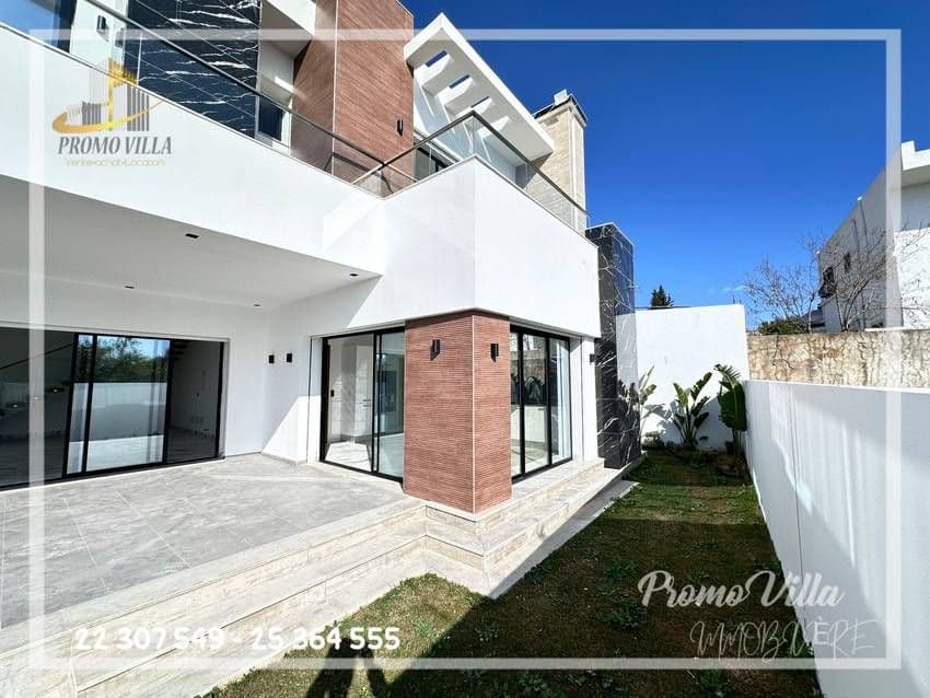 villa de style moderne, bien située à l'entrée d'Hammamet 