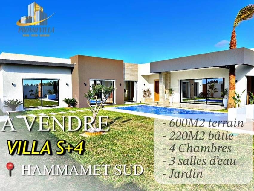une demeure bien située à hammamet côté sud